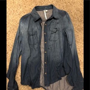 Denim long sleeve shirt/jacket